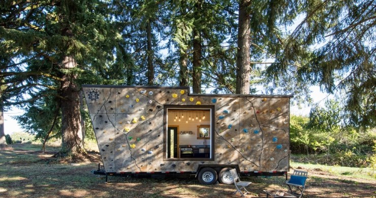 Con la casa (y el hobby) a cuestas: una vivienda portátil pensada por y para los escaladores