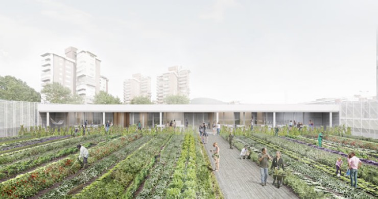 Barcelona incluirá en el futuro mercado de la Vall d'Hebron un huerto urbano de 1.400 m2