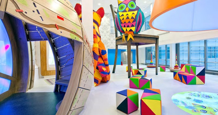 Cuando la decoración sirve para hacer más felices a los niños y llevadera su estancia en el hospital
