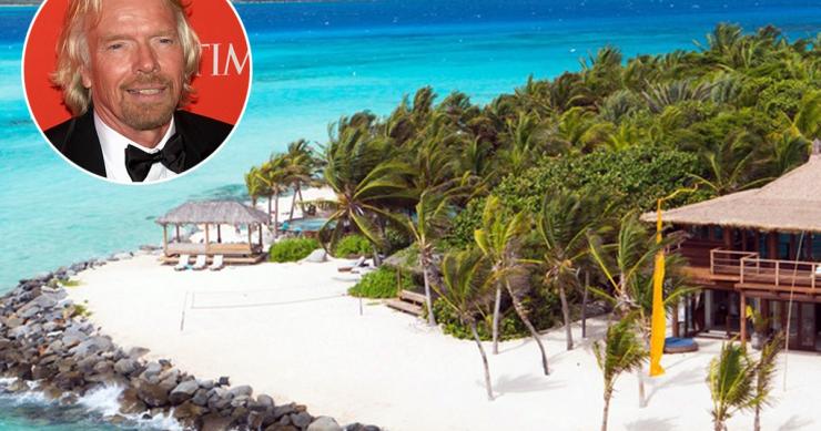 La isla privada de Richard Branson en el Caribe