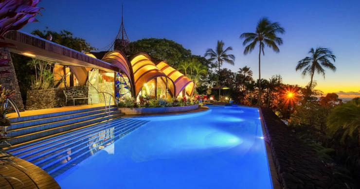 La ‘Casa Cebolla’, una mansión tribal para disfrutar de la belleza de la isla de Hawái
