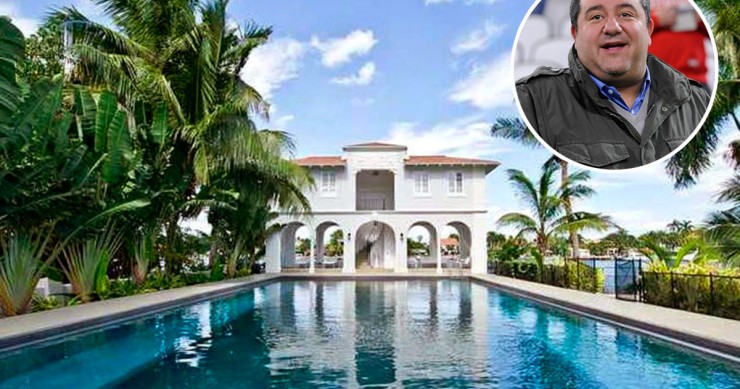 Mino Raiola, representante de Pogba, Ibrahimovic y Balotelli, vive en la casa de Al Capone