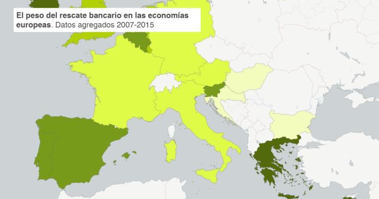 Las cuentas claras: éste ha sido el impacto real de los rescates bancarios en los países de la UE