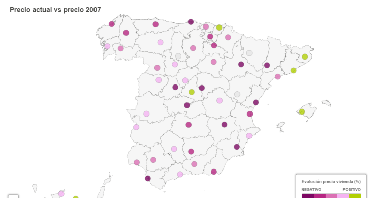 Las seis capitales donde el precio del alquiler supera los niveles de 2007