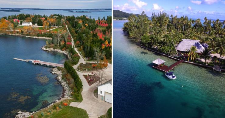 De la Polinesia francesa a la costa atlántica de EEUU: dos islas a la venta desde 5 millones