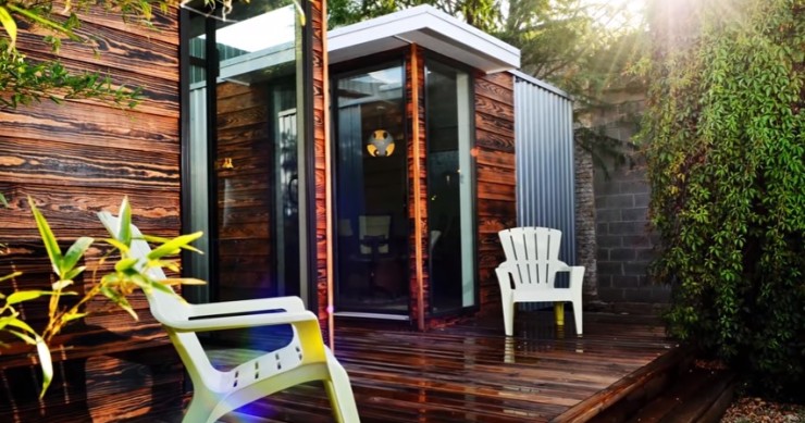 Un miniestudio, refugio o trastero en tu jardín por apenas 5.600 euros