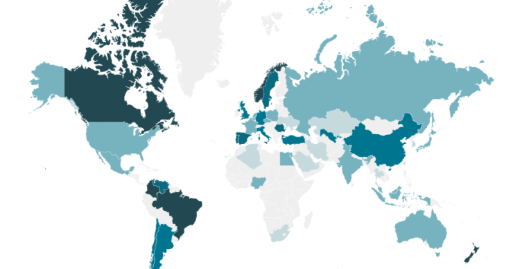 Imagen del día: los países que producen más energía ‘verde’