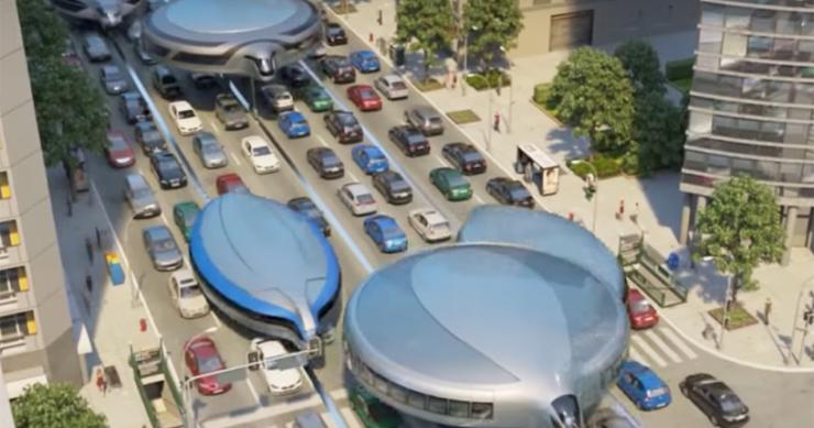 La nueva fantasía futurista para acabar por siempre con el tráfico de la ciudad