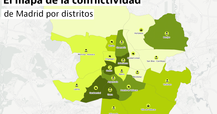 Conoce los distritos más conflictivos y pacíficos de Madrid