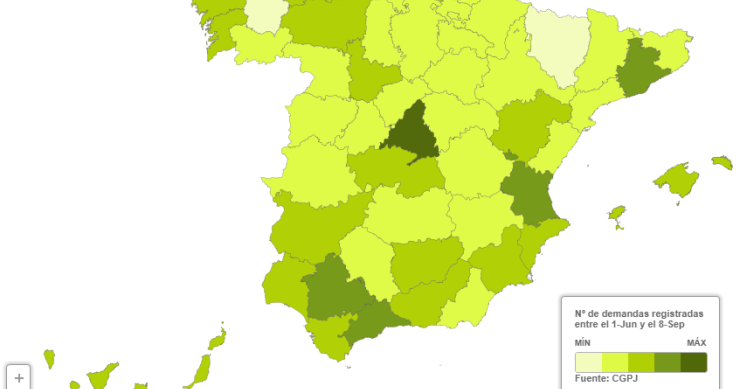 Los juzgados para cláusulas hipotecarias abusivas que reciben más demandas de toda España