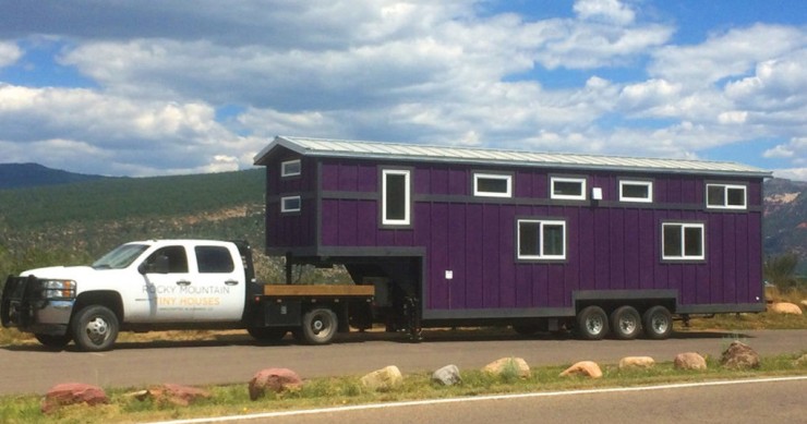 Una minicasa sobre ruedas para llevarla donde tú quieras