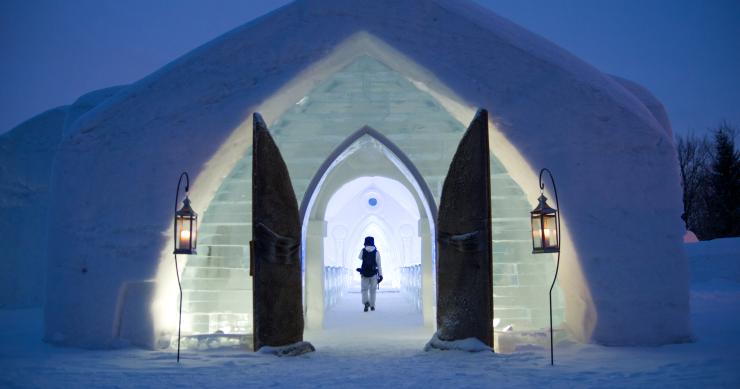 Un hotel hecho de hielo
