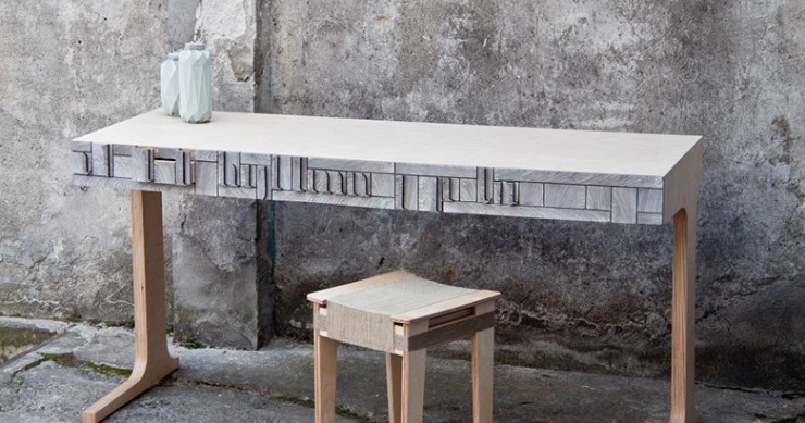 Mesas, ‘pufs’ y hasta azulejos: los originales muebles de papel que aterrizarán en tu hogar