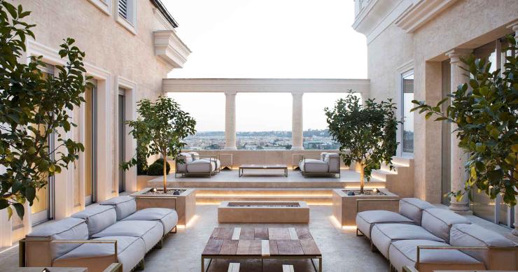 La vida se abre en la Villa sul Palazzo