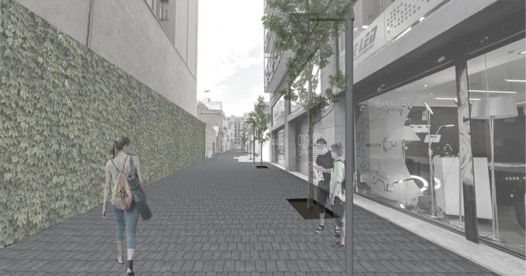 Barcelona urbaniza cinco pasajes próximos a la Sagrada Familia