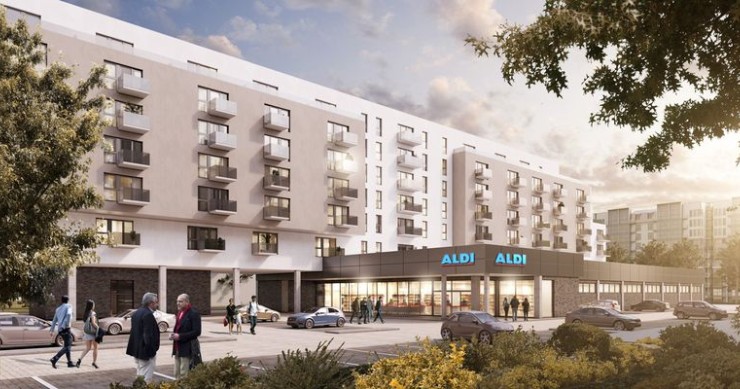 Aldi construirá viviendas de alquiler sobre sus tiendas