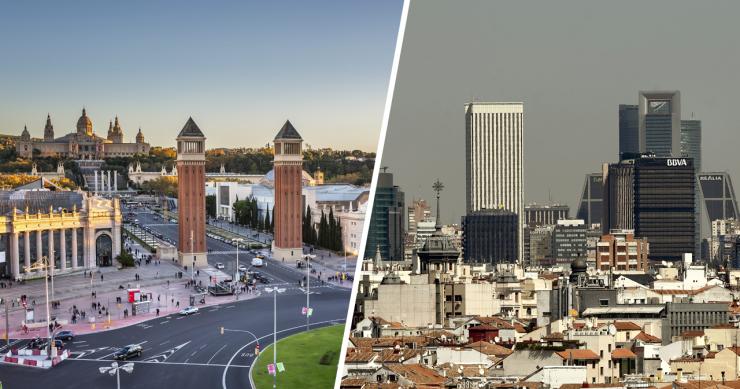 Madrid y Barcelona, dos casos de éxito inmobiliario por su crecimiento en inversión y su influencia mundial