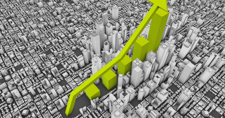 Priserna för använda fastigheter steg 1% i februari och upp till 8% på årsbasis