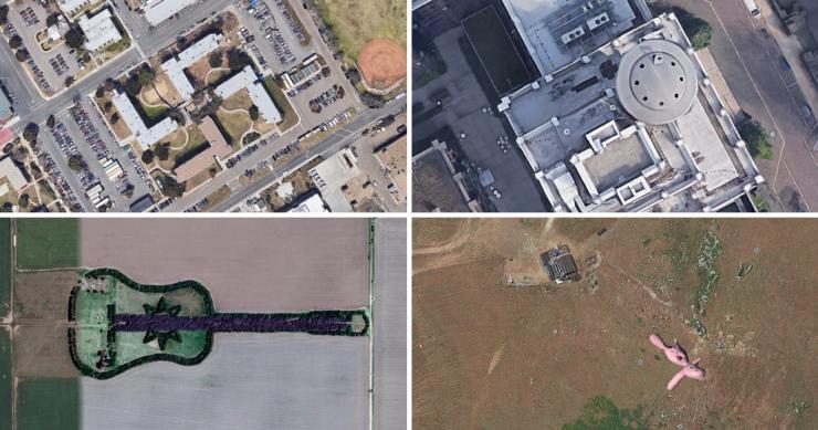Cuatro de las fotografías más curiosas tomadas con Google Earth