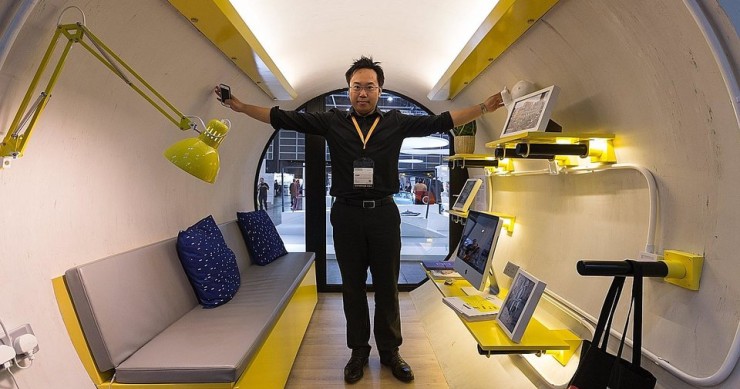 Casas tubo de 9 m2 por 13.000 euros: la solución para una burbuja inmobiliaria