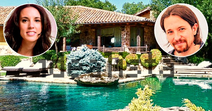 La piscina de la casa de Pablo Iglesias