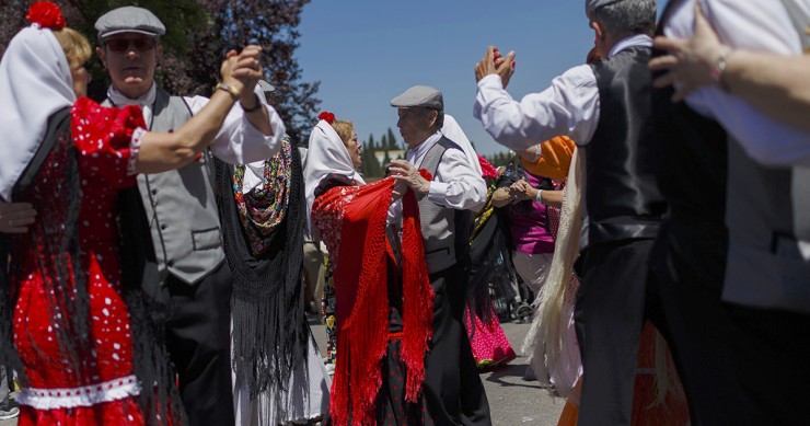 The San Isidro fiesta celebrates the patron saint of Madrid with dancing and music / Gtres