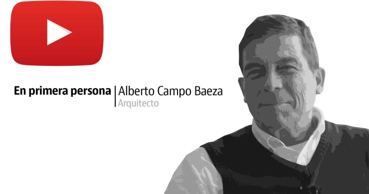 Campo Baeza: "Durante el boom inmobiliario se construyeron muchos edificios con los pies"