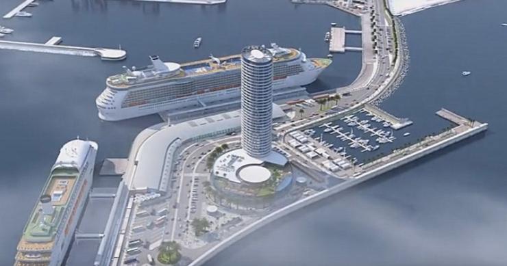 Málaga construirá un macrohotel de lujo en el puerto