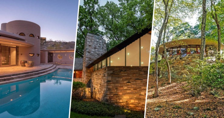 A la venta estas tres increíbles viviendas diseñadas por Frank Lloyd Wright