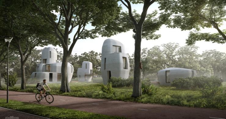 La revolución de la impresión en 3D: la primera promoción de viviendas de hormigón