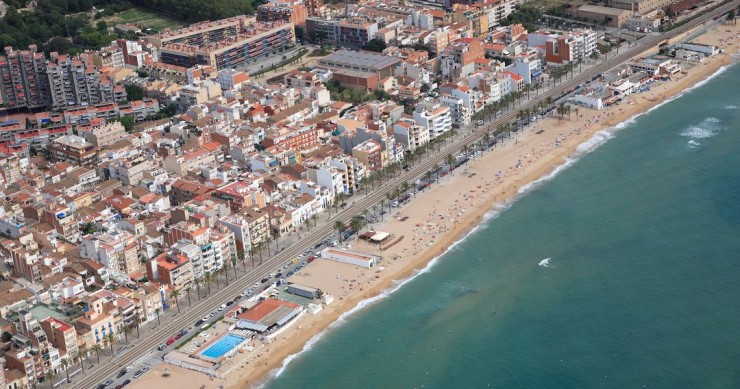 Playa Platja del Pont d'en Botifarreta, Badalona, Barcelona / Fuente: mapama.gob.es