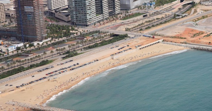 Playa Llevant, Barcelona / Fuente: mapama.gob.es