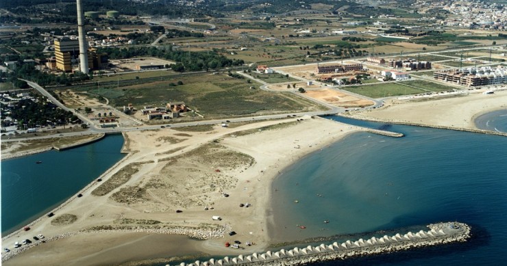 Playa Platja de les Salines, Cubelles, Barcelona / Fuente: mapama.gob.es