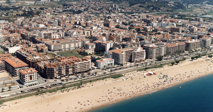 Playa Playa dels Pescadors, Pineda de Mar, Barcelona / Fuente: mapama.gob.es