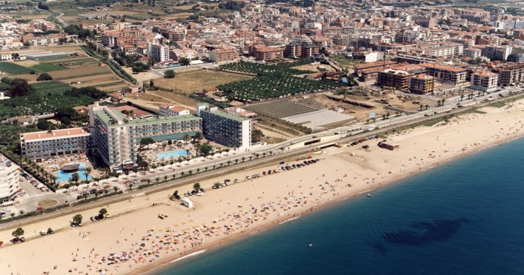 Playa Playa de La Riera, Pineda de Mar, Barcelona / Fuente: mapama.gob.es