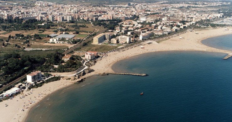 Playa S'Adarró, Vilanova i la Geltrú, Barcelona / Fuente: mapama.gob.es