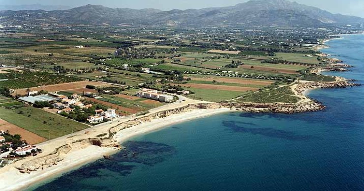 Playa Cala de les Timbes, Vinaròs, Castellón / Fuente: mapama.gob.es