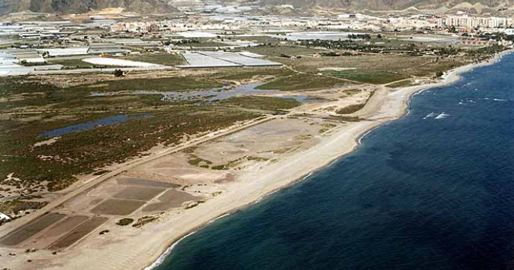 Playa Los Bajos, Roquetas de Mar, Almería / Fuente: mapama.gob.es