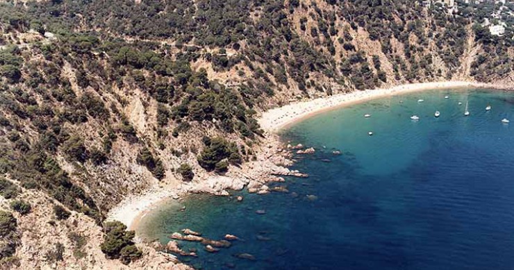 Playa Senyor Ramón, Santa Cristina d'Aro, Girona / Fuente: mapama.gob.es