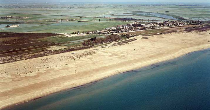 Playa Los Eucaliptos, Amposta, Tarragona / Fuente: mapama.gob.es
