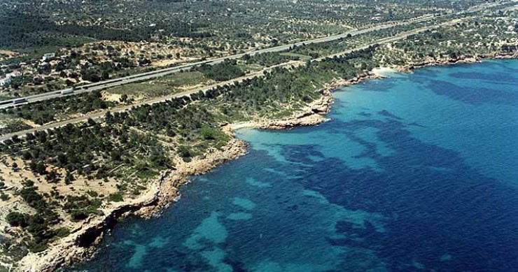 Playa Cala de l'Estany Podrit, L'Ametlla de Mar, Tarragona / Fuente: mapama.gob.es