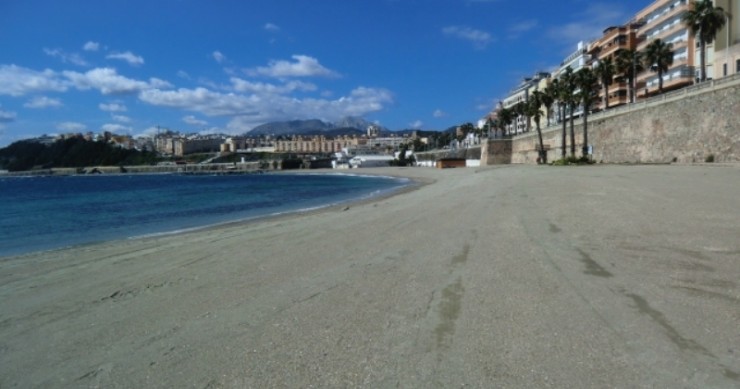 Playa La Ribera, Ceuta / Fuente: mapama.gob.es