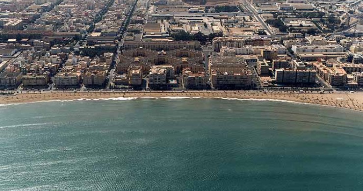 Playa Hipódromo, Melilla / Fuente: mapama.gob.es