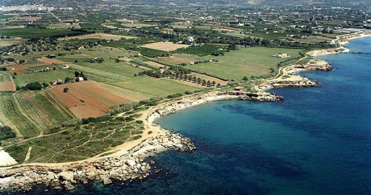Playa Cala Sol de Riu, Vinaròs, Castellón / Fuente: mapama.gob.es