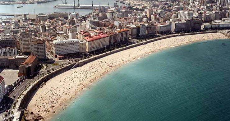 Playa Orzán, A Coruña / Fuente: mapama.gob.es