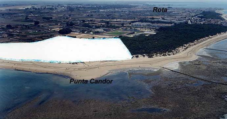 Playa Punta Candor, Rota, Cádiz / Fuente: mapama.gob.es