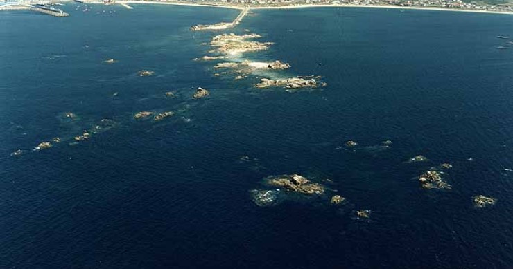 Playa Rego das Cargas, Ribeira, A Coruña / Fuente: mapama.gob.es