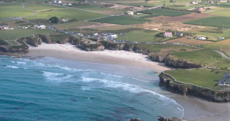 Playa Os Marbadás, Ribadeo, Lugo / Fuente: mapama.gob.es