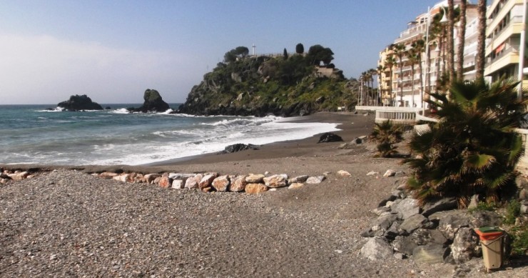 Playa Caletilla, Almuñécar, Granada / Fuente: mapama.gob.es
