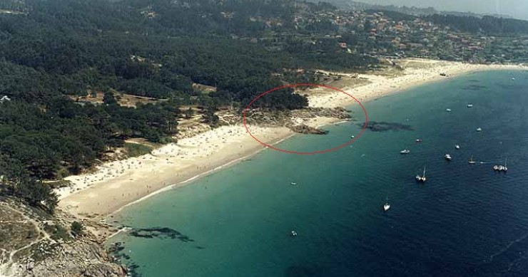 Playa Viñó, Cangas, Pontevedra / Fuente: mapama.gob.es